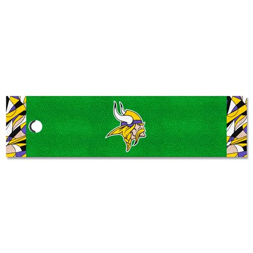 FANMATS 23317 Minnesota Vikings Putting Green Matte – 0,5 m x 1,8 m von FANMATS