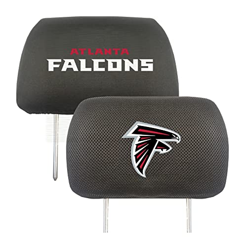 FANMATS 12489 Atlanta Falcons Besticktes Kopfstützenbezug-Set, schwarz, 2 Stück FANMATS 12489 Atlanta Falcons Besticktes Kopfstützenbezug-Set, schwarz, 2 Stück von FANMATS