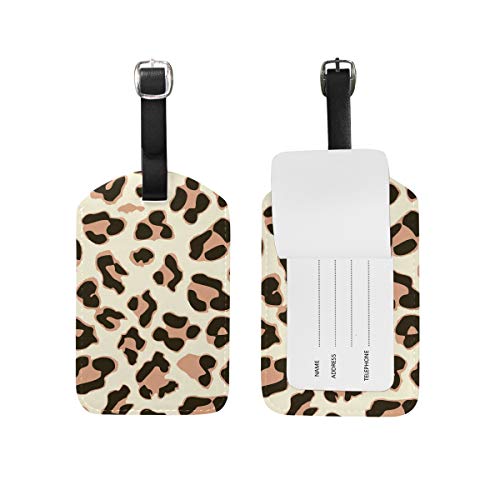 FANTAZIO Delicate Leopardenmuster Anhänger für Reisetasche FANTAZIO Delicate Leopardenmuster Anhänger für Reisetasche von FANTAZIO
