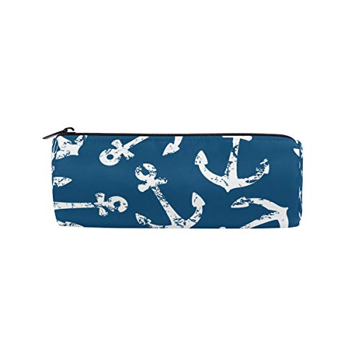 FANTAZIO Federmäppchen, Motiv: weiße Anker, Make-Up-Tasche FANTAZIO Federmäppchen, Motiv: weiße Anker, Make-Up-Tasche von FANTAZIO