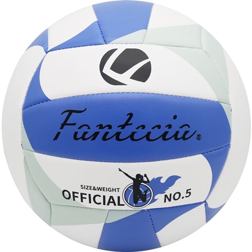 FANTECIA Volleyball Offizielle Größe 5, Soft Beach-Volleyball für Mädchen Jugend Teens am Strand Spiel Gym Training Wettbewerb von FANTECIA