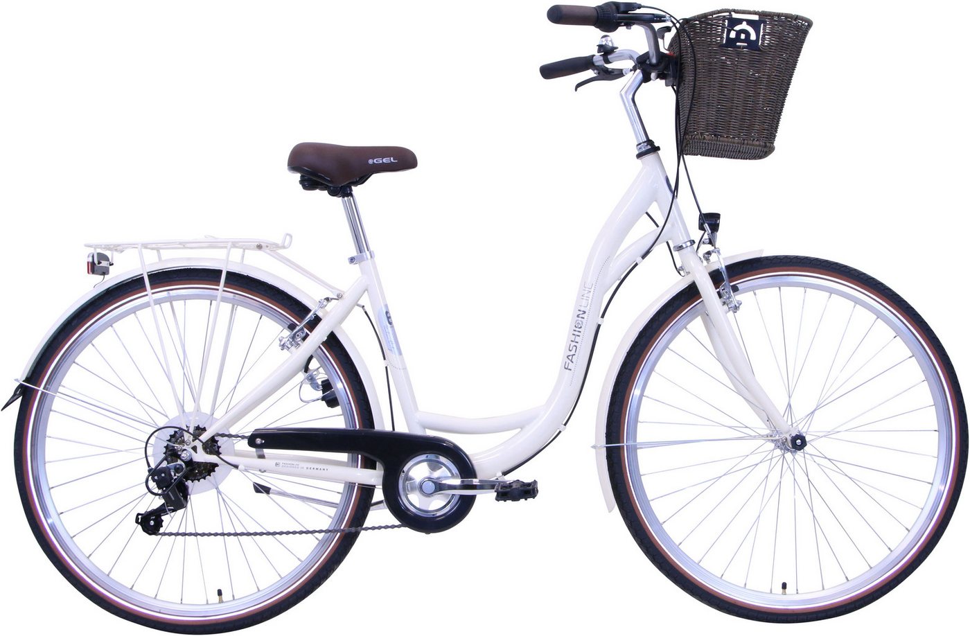 FASHION LINE Cityrad 6-Gang Citybike, 6 Gang, Kettenschaltung FASHION LINE Cityrad 6-Gang Citybike, 6 Gang, Kettenschaltung von FASHION LINE
