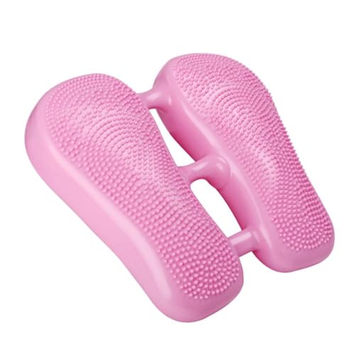 FASHIONXP Aufblasbares Pedal-Fitnessgerät für den Heimgebrauch, multifunktionales Aerobic-Trainingsgerät, leicht, tragfähig, 100 kg,Hibiscus pink,One Size von FASHIONXP