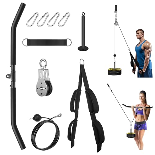 Kabelzug Fitness Latzug Gym Kabelsystem Latzug Fitnesssgeräte Kabelzug Pulley System Latzugmaschine Fitness Riemenscheibe Kabelmaschine für LAT Pull Down, Bizeps Curl Kabelzug Fitness Latzug Gym Kabelsystem Latzug Fitnesssgeräte Kabelzug Pulley System Latzugmaschine Fitness Riemenscheibe Kabelmaschine für LAT Pull Down, Bizeps Curl von FASPUP