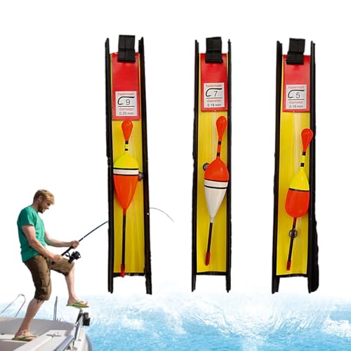 Angelruten-Posen, Angel-Bobber, Angel-Peg-Bobber in gerader Säulenform, Slip Fishing Bobbers, Angelrutenzubehör für Crappie Panfish Bass Forelle Wels Angelruten-Posen, Angel-Bobber, Angel-Peg-Bobber in gerader Säulenform, Slip Fishing Bobbers, Angelrutenzubehör für Crappie Panfish Bass Forelle Wels von FASSME