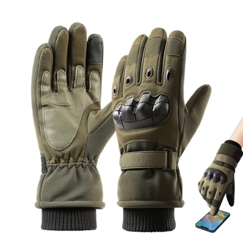 FASSME Screen Touch Handschuhe, Thermofutter, Anti-Rutsch-Handschuhe, isoliert, rutschfest, für Mädchen, Winter, warme Handschuhe, winddichte Handschuhe, verdickte Handschuhe für Spaziergänge, Fahren, von FASSME