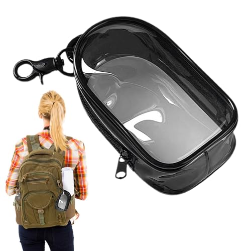 Transparente Mini-Tasche | tragbare, transparente Tasche, multifunktionale Ladekabeltaschen mit Reißverschluss, Aufbewahrungsbeutel für Ladekabel von FASSME