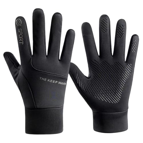 Winter-Touchscreen-Handschuhe, Thermofutter, Anti-Rutsch-Handschuhe, isoliert, wasserdicht, Winterhandschuhe, Schneehandschuhe, Fäustlinge, kaltes Wetter, Reiten, Snowboard-Handschuhe für Männer und von FASSME