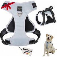 FAVVITY PET gepolstertes reflektierendes Anti-Zug Hundegeschirr grau von FAVVITY PET