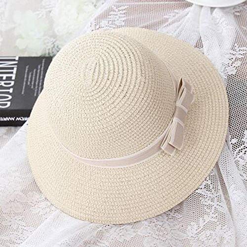 Sonnenhut Strohhut Hut Damen Damenmode Bowknot Handmade Folding Krempe Strohhut Weibliche Strandhut Sonnenhut-Beige_56_-_ 59Cm Sonnenhut Strohhut Hut Damen Damenmode Bowknot Handmade Folding Krempe Strohhut Weibliche Strandhut Sonnenhut-Beige_56_-_ 59Cm von FBJOMSEWZO