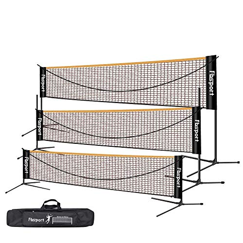 Badmintonnetz,Tennisnetz 3-6m Tragbares Volleyball Federballnetz Trainingsnetz,3 Höhen können eingestellt Werden zusammenklappbare Badminton-Netzablage,drinnen und draußen Badmintonnetz,Tennisnetz 3-6m Tragbares Volleyball Federballnetz Trainingsnetz,3 Höhen können eingestellt Werden zusammenklappbare Badminton-Netzablage,drinnen und draußen von FBSPORT