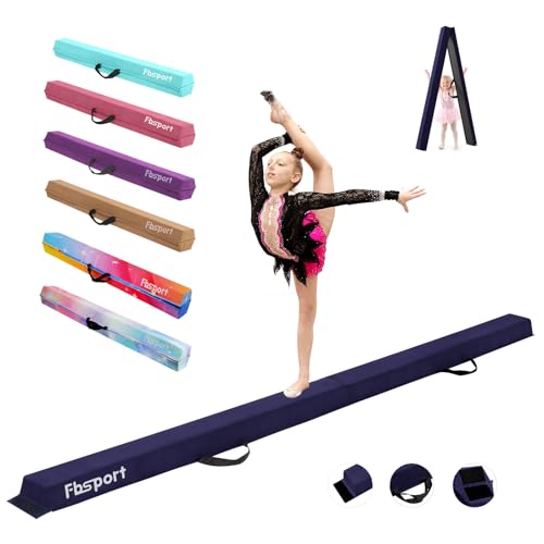 FBSPORT 240CM Faltender Schwebebalken, Gymnastik Balance Balken, Gymnastikboden Balken, Beflockungsschicht Balancierbalken, Balance Fitness Ausrüstung für Kinder FBSPORT 240CM Faltender Schwebebalken, Gymnastik Balance Balken, Gymnastikboden Balken, Beflockungsschicht Balancierbalken, Balance Fitness Ausrüstung für Kinder von FBSPORT