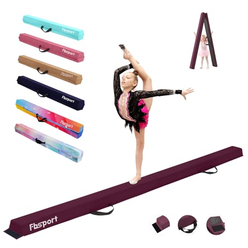 FBSPORT 240CM Faltender Schwebebalken, Gymnastik Balance Balken, Gymnastikboden Balken, Beflockungsschicht Balancierbalken, Balance Fitness Ausrüstung für Kinder FBSPORT 240CM Faltender Schwebebalken, Gymnastik Balance Balken, Gymnastikboden Balken, Beflockungsschicht Balancierbalken, Balance Fitness Ausrüstung für Kinder von FBSPORT
