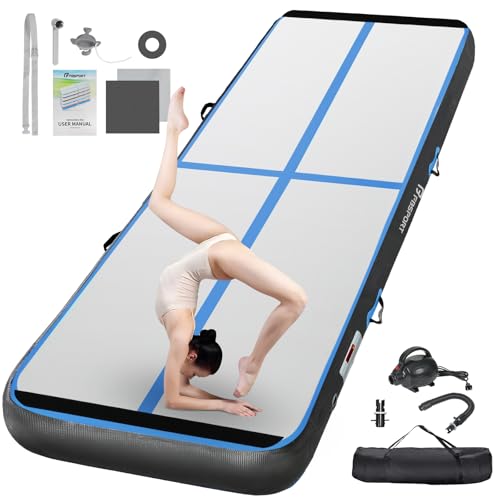FBSPORT Trainingsmatte, 10 cm, Höhe, aufblasbar, Air Tumbling Track 3 m, Gymnastikmatte, aufblasbar, Tumbling, Gymnastikmatte, für Turner, Tumbling, Yoga, mit Pumpe FBSPORT Trainingsmatte, 10 cm, Höhe, aufblasbar, Air Tumbling Track 3 m, Gymnastikmatte, aufblasbar, Tumbling, Gymnastikmatte, für Turner, Tumbling, Yoga, mit Pumpe von FBSPORT
