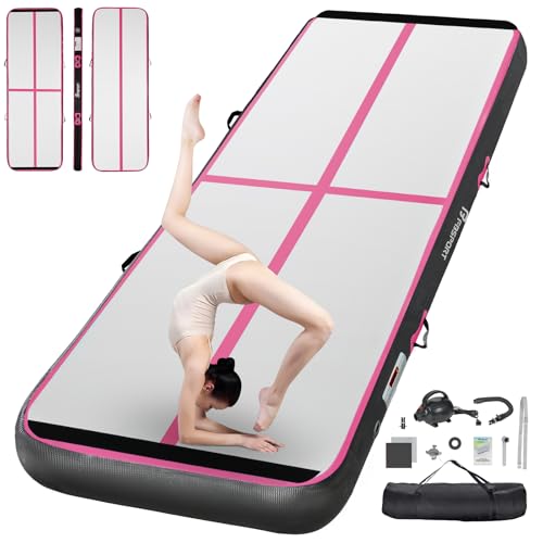 FBSPORT Airtrack Matte, 20cm Hoch Verdicken 3M Tumbling Matte,Gymnastikmatte mit Luftpumpe,Trainingsmatte mit Tragetasche,Turnmatte für Zuhause, Outdoor,Yoga FBSPORT Airtrack Matte, 20cm Hoch Verdicken 3M Tumbling Matte,Gymnastikmatte mit Luftpumpe,Trainingsmatte mit Tragetasche,Turnmatte für Zuhause, Outdoor,Yoga von FBSPORT