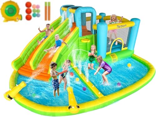 FBSPORT hüpfburg Outdoor mit gebläse 480 x 370 x 210 cm hüpfburgen Kinder aufblasbare hüpfburg draußen XXL Outdoor für Erwachsene groß hüpfburg mit rutsche geeignet für Kinder grün FBSPORT hüpfburg Outdoor mit gebläse 480 x 370 x 210 cm hüpfburgen Kinder aufblasbare hüpfburg draußen XXL Outdoor für Erwachsene groß hüpfburg mit rutsche geeignet für Kinder grün von FBSPORT