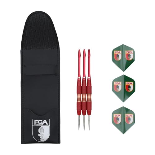 FC Augsburg FCA Dartpfeile Dart Flights Dartflights mit Etui FC Augsburg FCA Dartpfeile Dart Flights Dartflights mit Etui von FC Augsburg