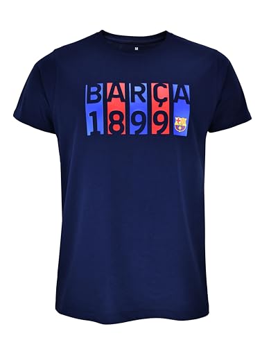 FC Barcelona - T-Shirt Offiziell Flag Navy Barça, Unisex, M FC Barcelona - T-Shirt Offiziell Flag Navy Barça, Unisex, M von FC Barcelona