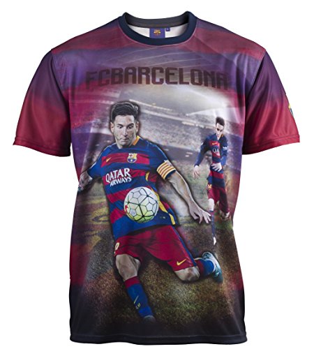 F. C. Barcleona Herren T-Shirt Lionel Messi, offizielle Kollektion, Erwachsenengröße - S von Fc Barcelone