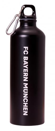 FC Bayern München Aluminium Trinkflasche mit Karabiner schwarz 0,8l Alu Flasche FCB FC Bayern München Aluminium Trinkflasche mit Karabiner schwarz 0,8l Alu Flasche FCB von FC Bayern München