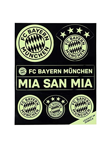 FC Bayern München Leucht Aufkleber-Set Logo mia san mia FC Bayern München Leucht Aufkleber-Set Logo mia san mia von FC Bayern München