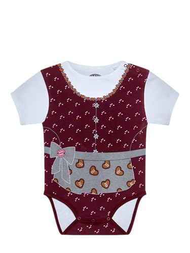 FC Bayern München Baby Body Dirndl | Rot | Kurzarm | Fußball FC Bayern München Baby Body Dirndl | Rot | Kurzarm | Fußball von FC Bayern München