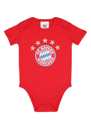 FC Bayern München | Body Essential| Baby Rot oder Rot/Navy gestreift von FC Bayern München