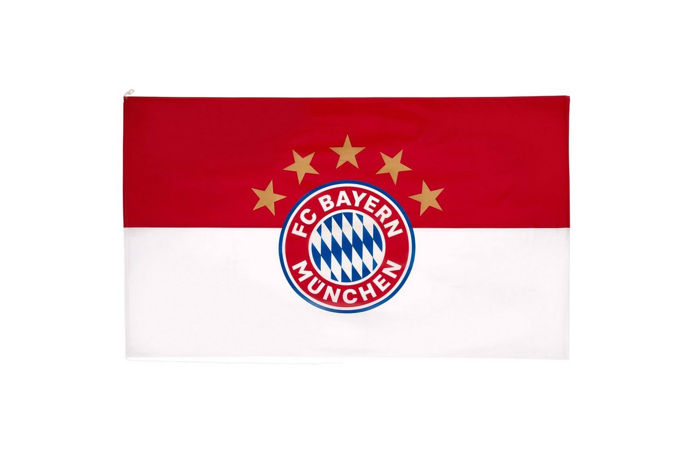 FC Bayern München Fahne FC Bayern München Hissfahne 5 Sterne Logo 250 x 150 cm von FC Bayern München