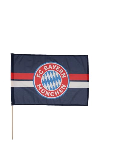FC Bayern München I Fahne mit Stock 60 x 40 cm| Navy FC Bayern München I Fahne mit Stock 60 x 40 cm| Navy von FC Bayern München