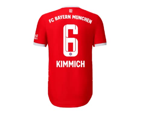 FC Bayern München Herren Joshua Kimmich Kit Nameblock Nummer, White, One Size FC Bayern München Herren Joshua Kimmich Kit Nameblock Nummer, White, One Size von FC Bayern München