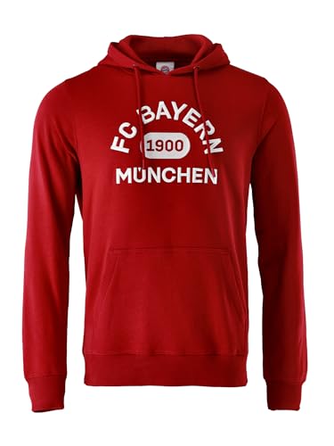 FC Bayern München | Hoodie | Kapuzenpullover | Essential 1900| Herren | Bordeaux von FC Bayern München