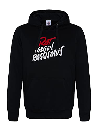 FC Bayern München Hoodie | Kapuzenpullover | Rot gegen Rassismus | Herren | Schwarz von FC Bayern München