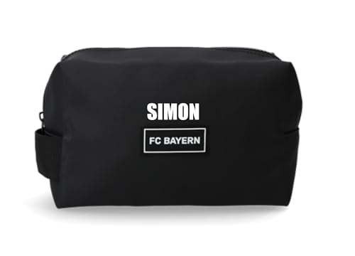 FC Bayern München Kulturbeutel - Personalisiert mit Name - Fanartikel Kulturtasche FCB in schwarz FC Bayern München Kulturbeutel - Personalisiert mit Name - Fanartikel Kulturtasche FCB in schwarz von FC Bayern München