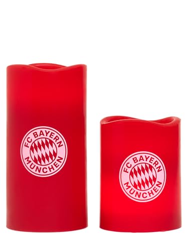 FC Bayern München LED Kerze 2er-Set Rot I Fußball FC Bayern München LED Kerze 2er-Set Rot I Fußball von FC Bayern München