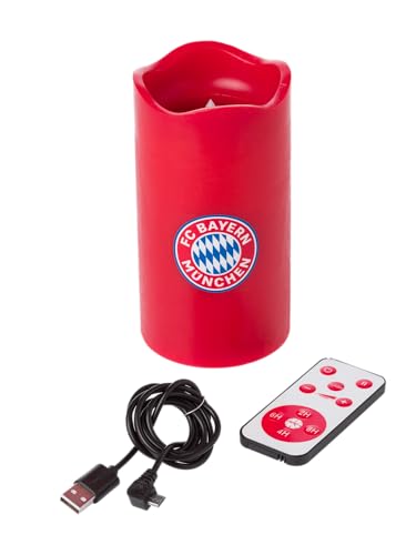 FC Bayern München LED Kerze mit Leuchtfunktion Rot I Fußball FC Bayern München LED Kerze mit Leuchtfunktion Rot I Fußball von FC Bayern München