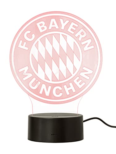 FC Bayern München LED-Logo | Nachtlicht | Lampe | Rot von FC Bayern München