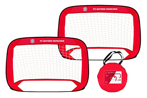 FC Bayern München Pop Up Tore 2er Set mit Tragetasche - 120 x 80 x 80 cm - schneller Aufbau für den Garten, Park, Strand FC Bayern München Pop Up Tore 2er Set mit Tragetasche - 120 x 80 x 80 cm - schneller Aufbau für den Garten, Park, Strand von FC Bayern München