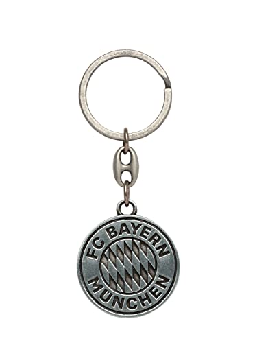 FC Bayern München Schlüsselanhänger Logo Silber von FC Bayern München