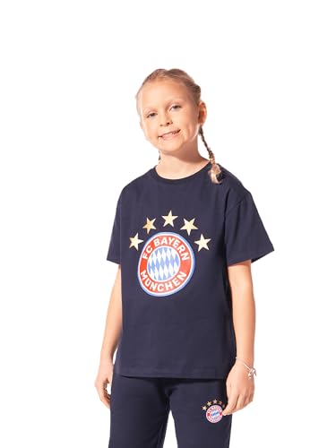 FC Bayern München | T-Shirt Essential| Kinder | Rot, Navy, Rot-Weiß gestreift oder Rot-Navy gestreift von FC Bayern München