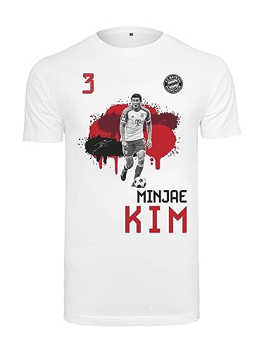 FC Bayern München | T-Shirt Minjae Kim| Herren Weiß von FC Bayern München