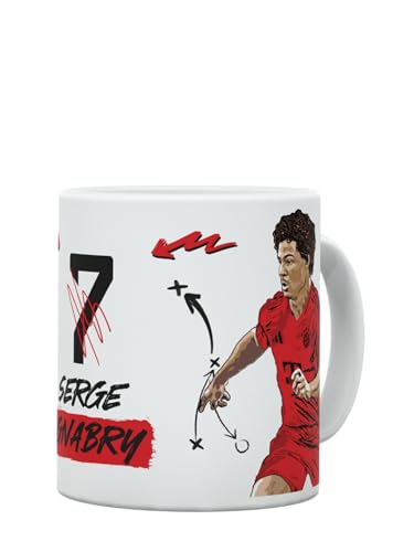 FC Bayern München | Tasse Serge Gnabry| Weiß | 0,3l | Fußball FC Bayern München | Tasse Serge Gnabry| Weiß | 0,3l | Fußball von FC Bayern München