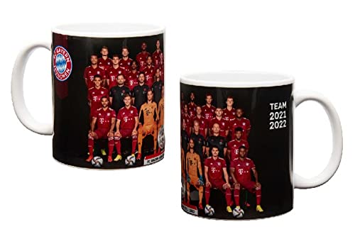 FC Bayern München Tasse - Team 2021/22 - Kaffeetasse Mug FCB von FC Bayern München