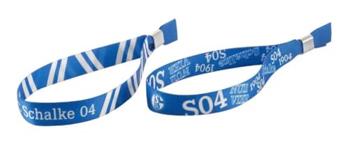 FC Schalke 04 Festivalarmband 2er Set blau-weiß Armband Band S04 FC Schalke 04 Festivalarmband 2er Set blau-weiß Armband Band S04 von FC Schalke 04