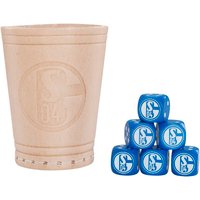 Knobelbecher mit Würfeln Knobelbecher mit Würfeln von FC Schalke 04