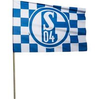 Schwenkfahne Karo 100x150 cm von FC Schalke 04