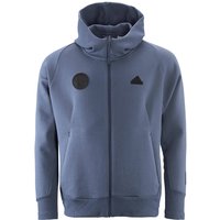 adidas Kapuzen-Jacke Z.N.E. blau von FC Schalke 04