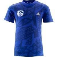 adidas T-Shirt Kids gemustert blau von FC Schalke 04