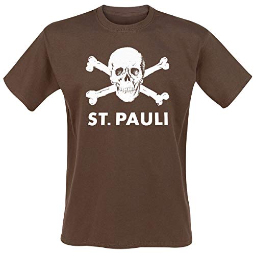 Do You Football FC St. Pauli T-Shirt Totenkopf braun (XL) von FC St. Pauli
