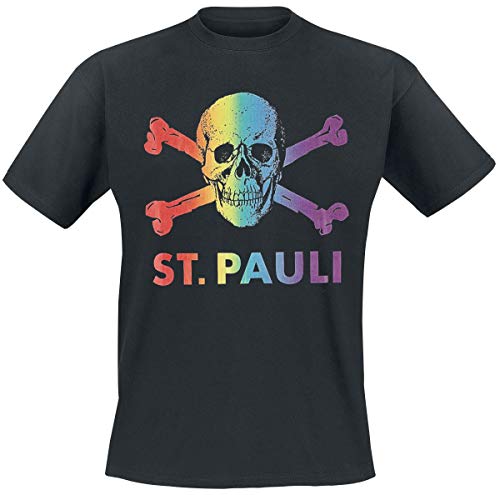 FC St. Pauli T-Shirt Herren schwarz/bunt, XL von FC St. Pauli