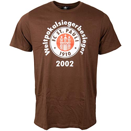 FC St. Pauli T-Shirt Weltpokalsieger-Besieger braun (XXL) von FC St. Pauli